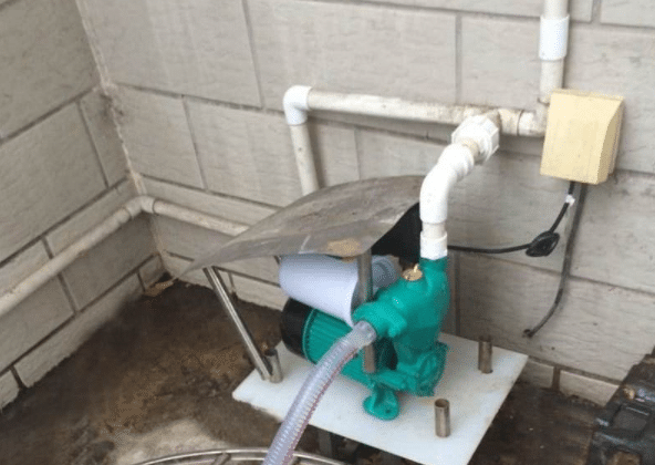 Home booster pump installation